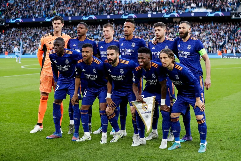 Real publishes formation for the City match. Look at the scary composition.