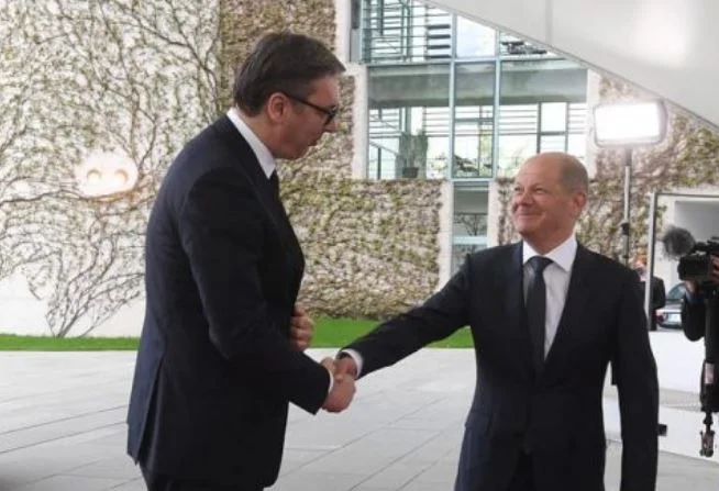 Vuciq anuncia en breve después de reunirse con el Canciller Scholz