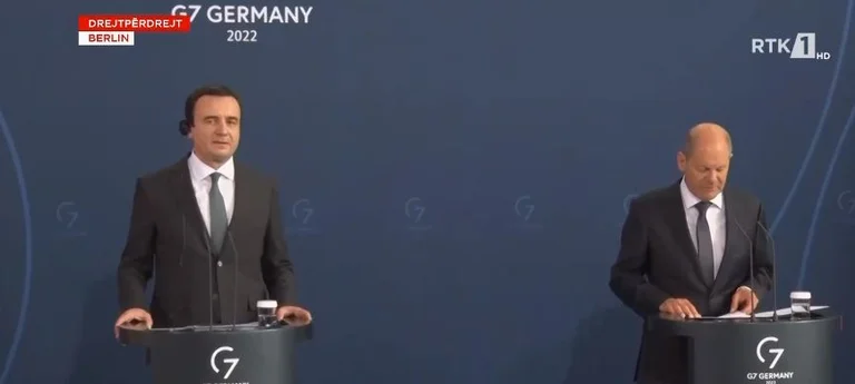 Scholz: Soon I will visit Kosovo, I am committed to visa liberalisation