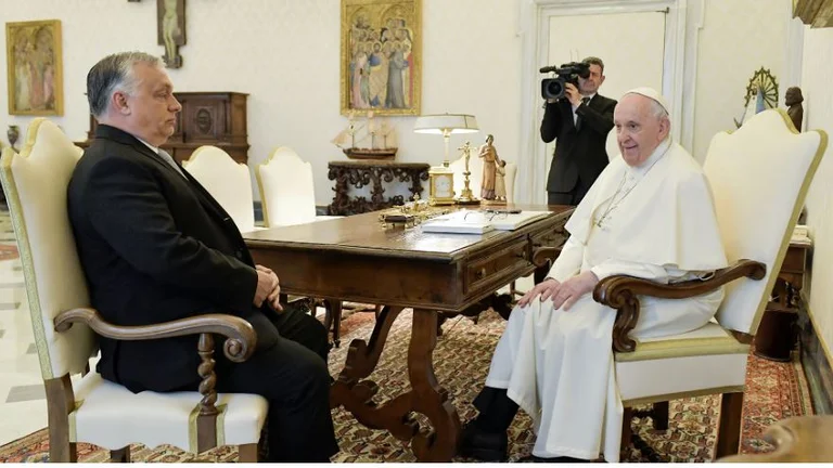 Pope Francisco reveals the conversation: Victor Orban told me when the war in Ukraine ends