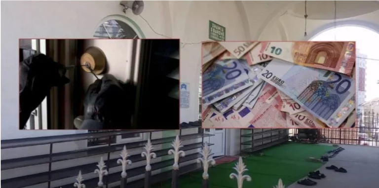 Serbien in Gjilan stehlen 8 Euro in einer Moschee, Polizei: Schwere Stealing