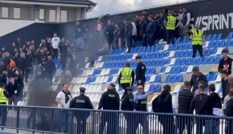 Confrontation entre fans à Podujevo, la police intervient