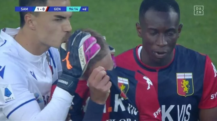 The interesting scene on derbyin Sampdoria Genoa: He lost the penalty and began to cry, the opponent comes and hugs