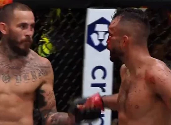 The warrior of UFC is still good, extends his hand to your opponent
