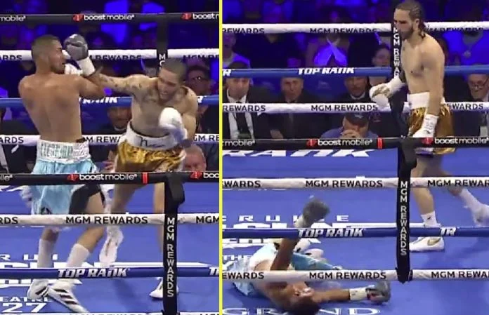 Scary and very powerful Muhamed Ali's grandson nominated his opponent with only one stroke