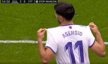 Was ein schönes Asceon von Real Madrid Team Asensio nie versagt