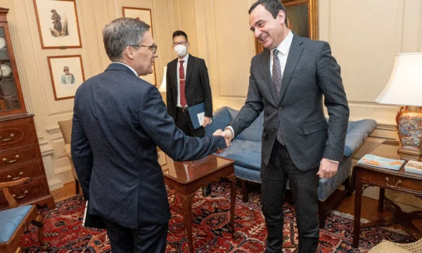 Cholls sur rendez-vous avec Kurt: Le progrès au Kosovo-la Serbie est la clé de l'avenir européen du Kosovo