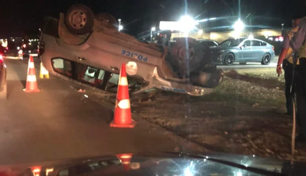 Trois policiers blessés dans un accident de la route Mitrovica-Pristina