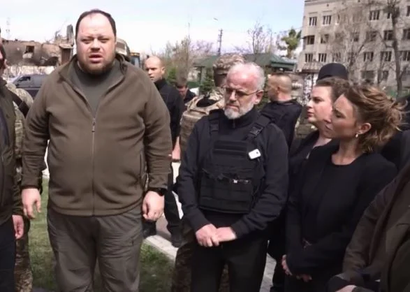 Talat Xhaferi, primo politico albanese a visitare l'Ucraina