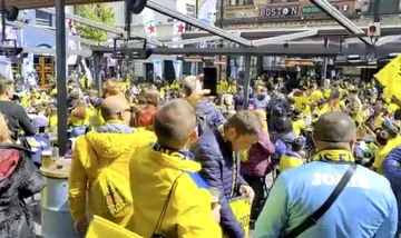Liverpool's view of Willarreal fans block roads leading to the stadium