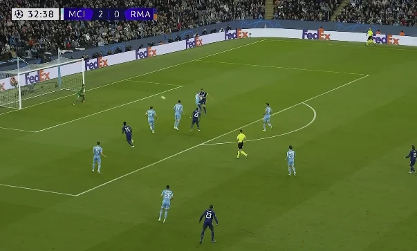 What about this man? Benzema marks incredible goals with volition towards City.