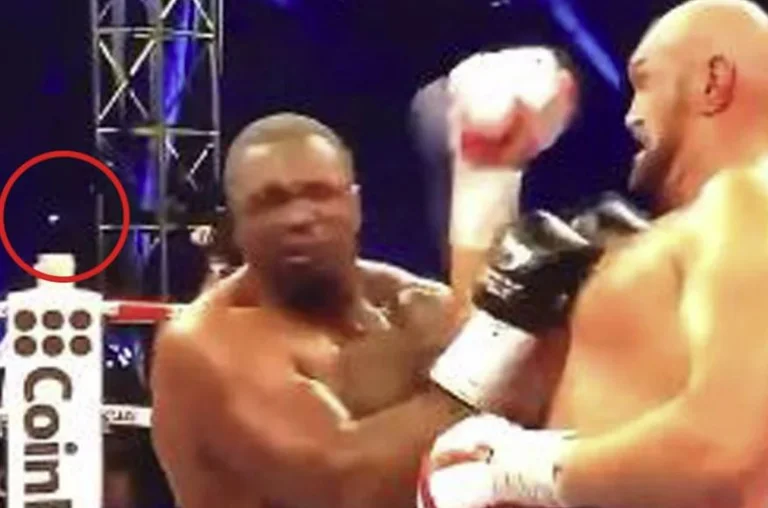 It wasn't on TV that Dillian Whyte's tooth flew into the air after the brutal blow from Tyson Fury