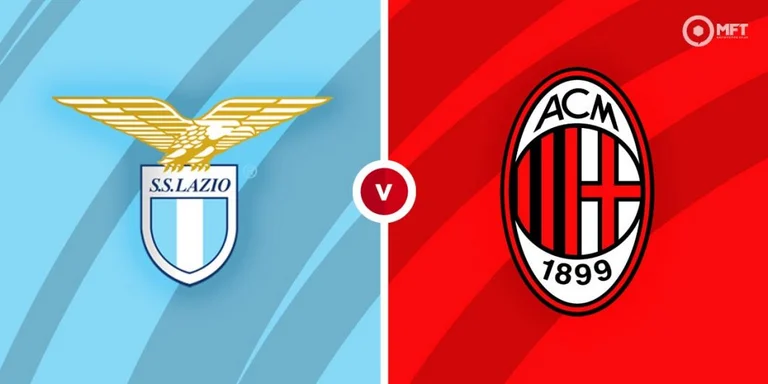 Official formations: Lazio Milan