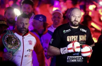 Tyson Furys Fehler vor Mac. Schau dir an, was der britische Boxer getan hat.