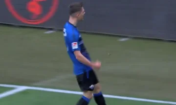 Florent Muslija hat für Hannover ein tolles Tor erreicht.
