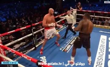 Schließen Sie die dritte Runde: Die dominante Fury, gezeigt, der Meister der Whyte