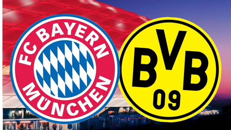 Offizielle Formationen: Bayern München é Dortmund