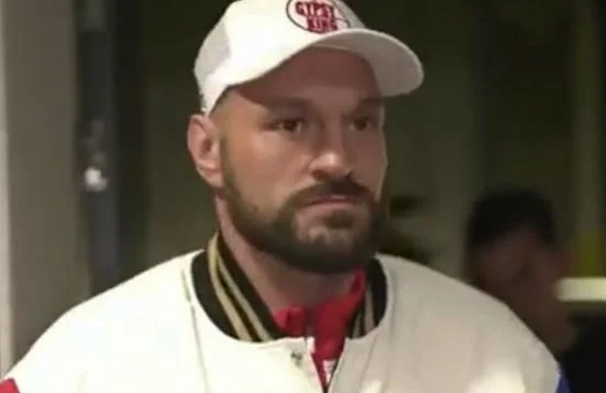 Ein Blick auf Tyson Fury kommt im Wembley Stadium vor dem großen Deal mit Dillian Whyte