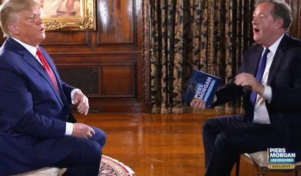 Journalist sagte ihm, er verlor seine Wahl, Trump wird nervös und von Interviews aufgenommen