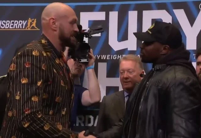 The Fury Whyte meeting goes smoothly. They don't need to make incidents to get attention.