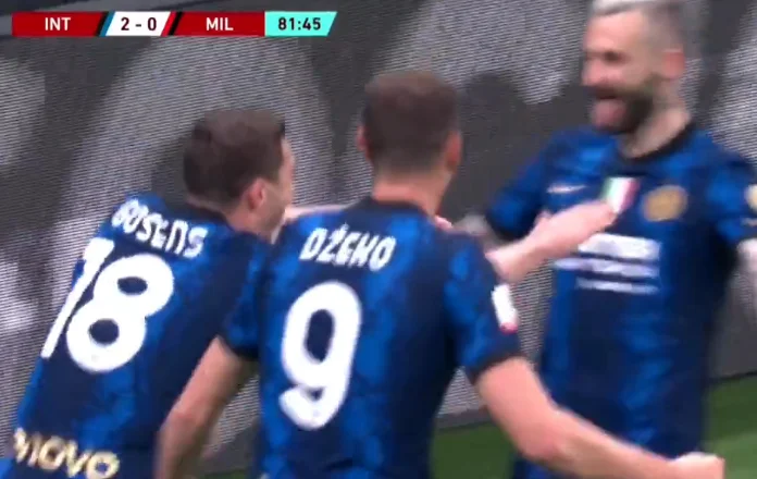 Inter stoppt nicht. Gosens markiert das dritte Ziel gegen Mailand.