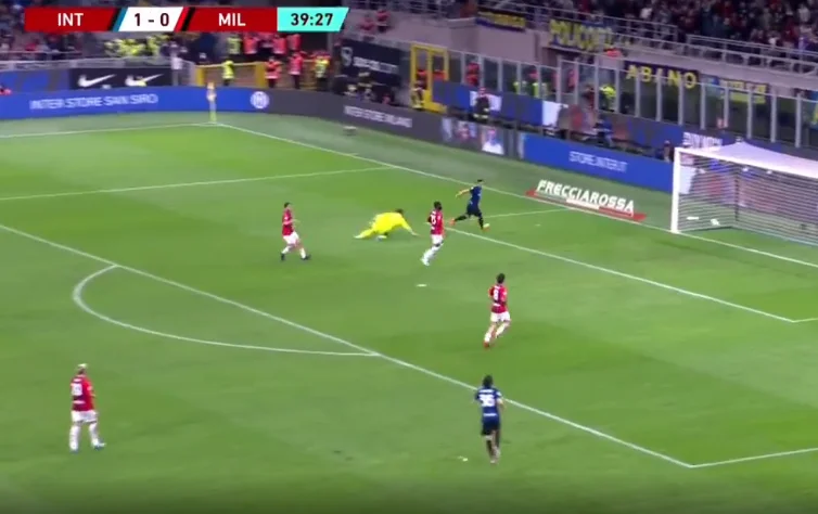 Die Inter stoppt nicht wieder Martinez markiert Mailand