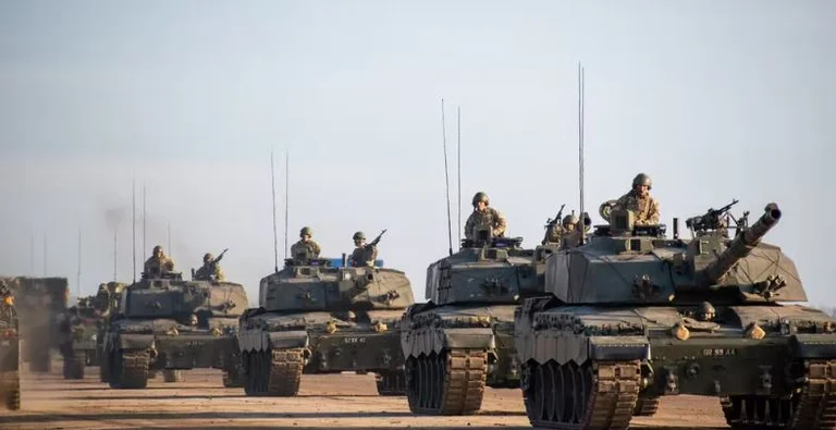 Great Britain with successive military assistance to Ukraine