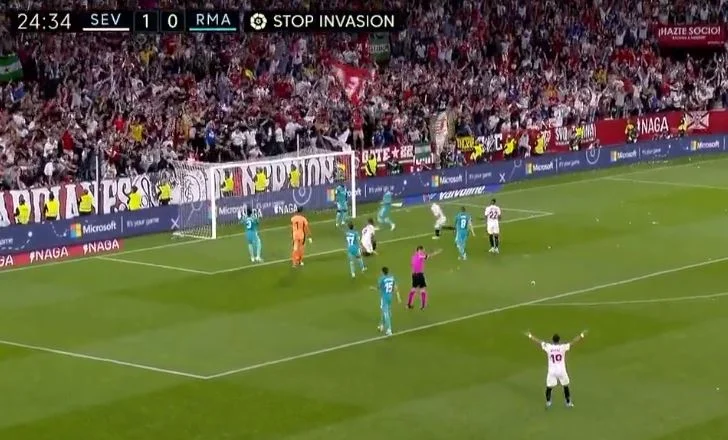 Lamella doubles Seville's superiority over Real Madrid
