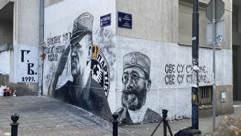 American Embassy: Mladic and Karadzic are war criminals, no mural denial that changes this
