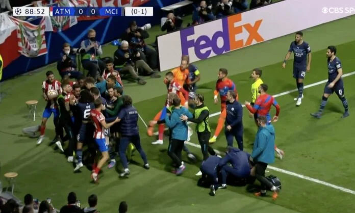 Almost got a toothache, so the situation got out of control at the Atletico City game.
