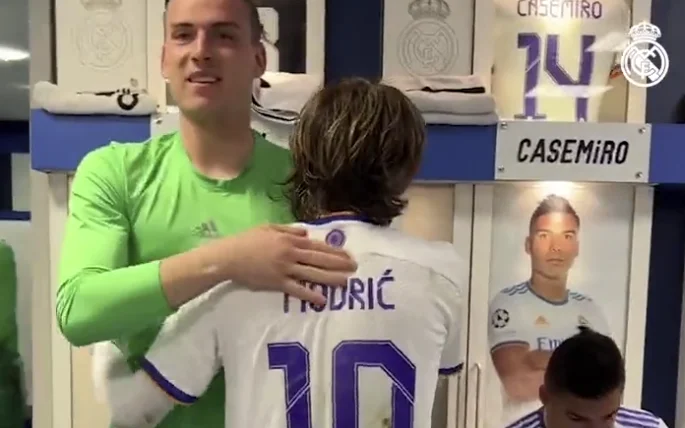 Nobody saw this in the dressing room. Modric's big, this player's got a bigger stop.