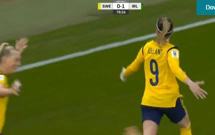 Kosovar Aslan está brillando con el nacional de Suecia, ver lo que un gol fenomenal ha marcado