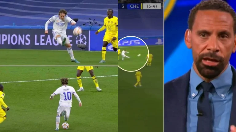I lost my voice, I was yelling at Luke, Muka, whatever his name is, phenomenal” Ferdinand for Modric's genius assist