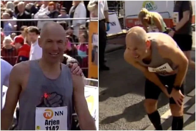 Robben taunts himself in the marathon, ends up destroyed