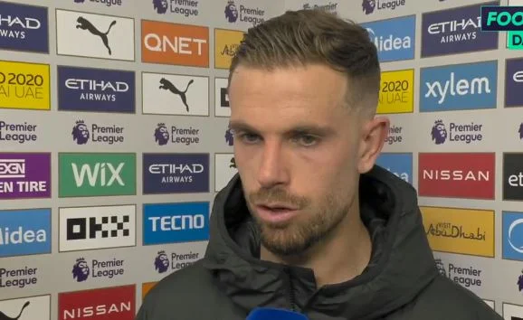 Henderson parle après le match, ce sont les mots du capitaine de Liverpool.