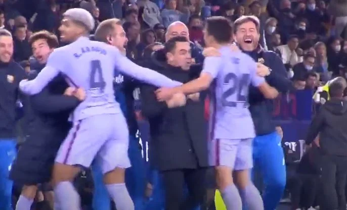Xavi's party after De Jong's goal doesn't want comment, coach cerect