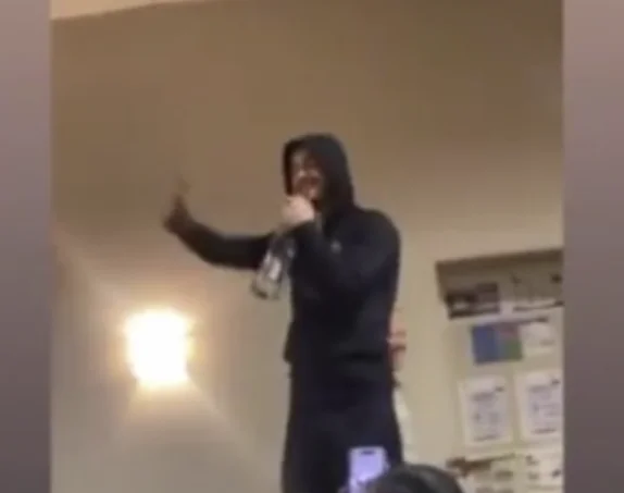 Edon Zegrov also rapist, sings the song to his teammates