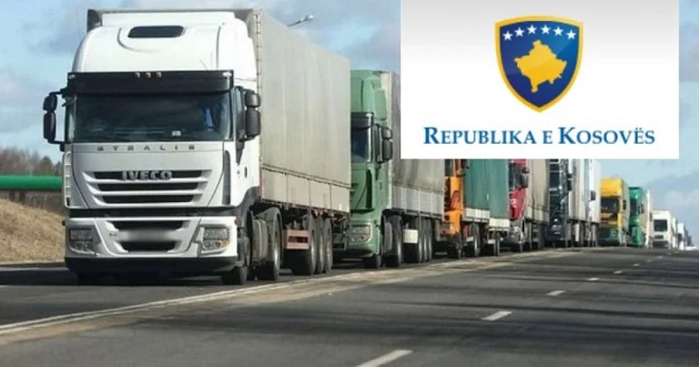 Serbien invadiert die Republik Kosovo mit Waren, die herrschenden Partei von “Palon tragen”