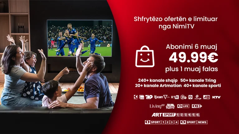 Use the bid limit by Nimi TV in the 6-month and 12-month subscriptions!