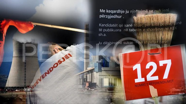 Raised complaints of nepotic and party employment at KEK: See two e-mails received by the citizen who was rejected