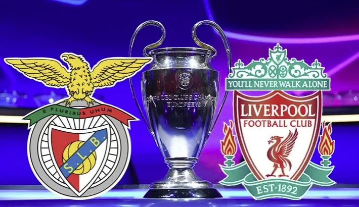 Official formations: Benfida Liverpool