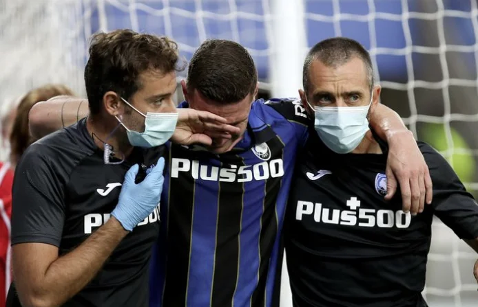 Berat Gjimshi est gravement blessé, perdant le match de Leipzing en Ligue d'Europe