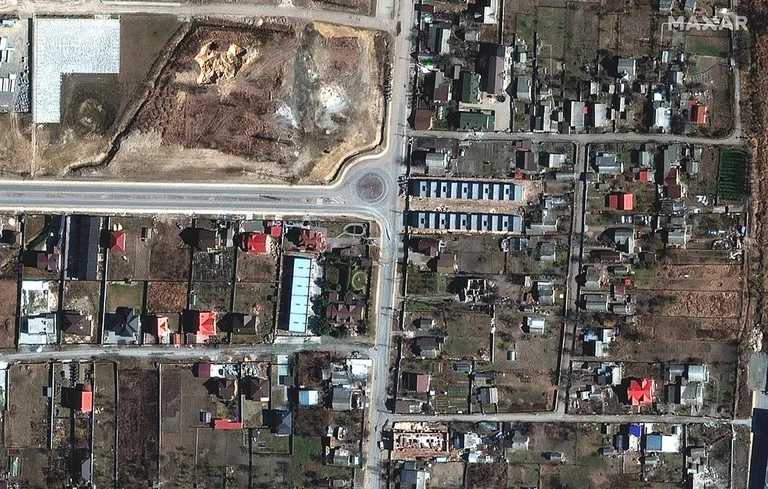 Troops lying on the ground: Satellite images expose Russia's claims to the Buka massacre