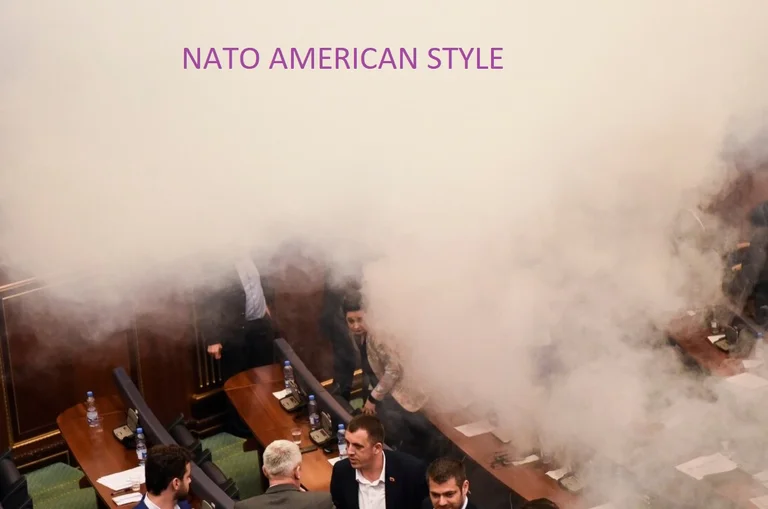 NATO American Style: Das heißt es, Minister Nagavcis Spray, nach der Anklage.