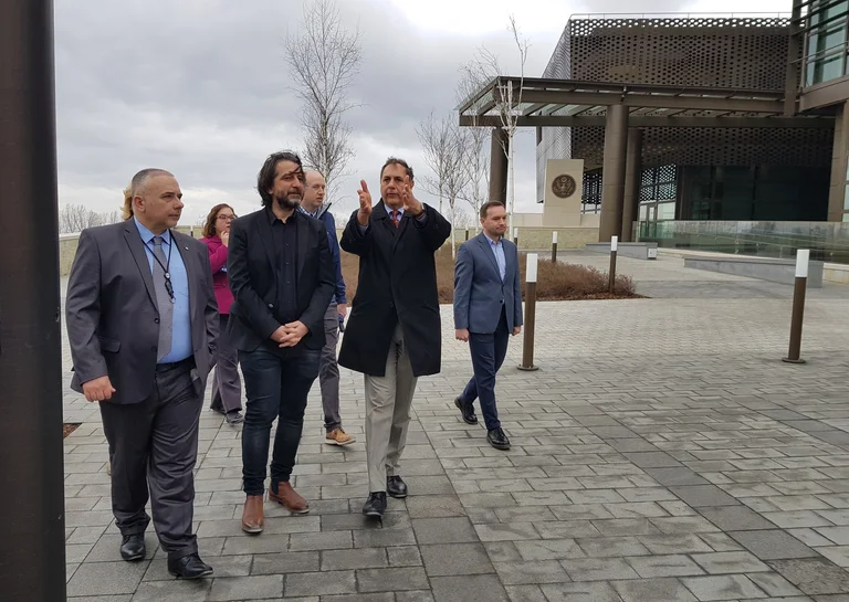 US Ambassador I announced Pristina chairmanship with embassy object architecture