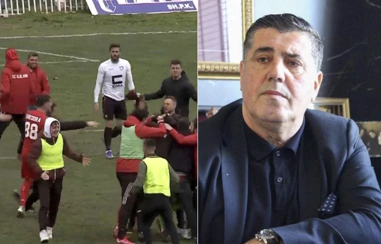Lutfi Haziri's reaction to the incident at the Gjilan HINA match comes