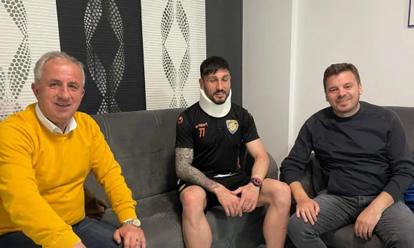 Il portiere balcanico Steve Frasher viene rilasciato dall'ospedale
