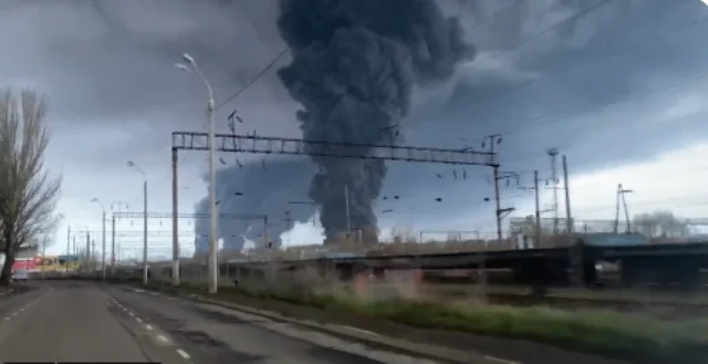 View after Russian missile attack in Odessa, Ukraine (VIDEO)