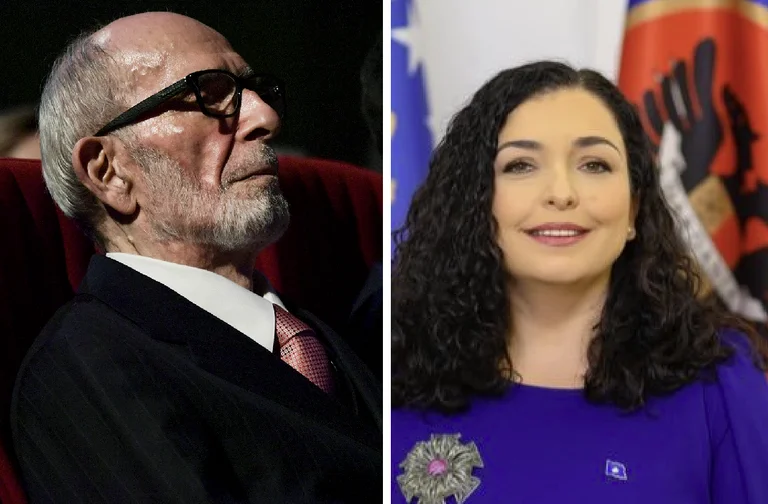 Qosja cuts off her picture and criticises Osman for seeing Kosovo as a native, calling it a small minority