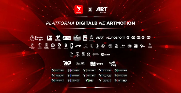 EKSKLUZIVE: Kanalet Digitalb në Artmotion!
